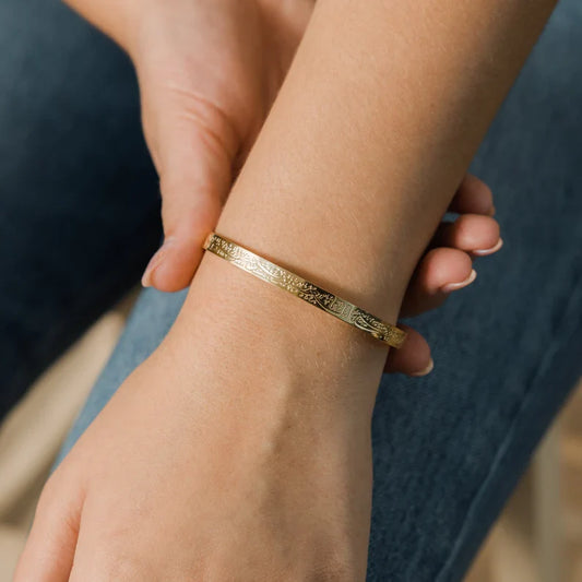 'Verily, with Hardship Comes Ease' Cuff