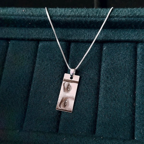 Customzied Photo Engraved Necklace