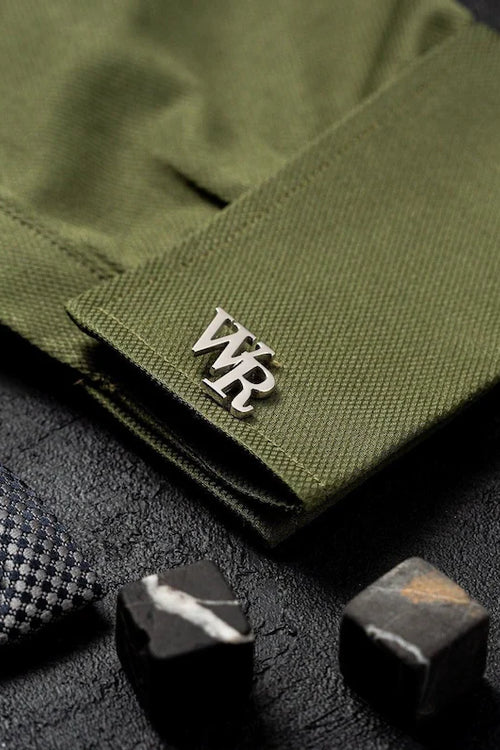 Personalized Initial Cufflinks for Men
