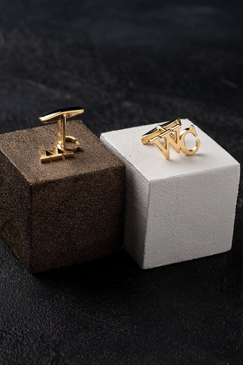 Personalized Initial Cufflinks for Men