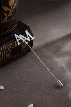 Unique Custom Initial Lapel Pin