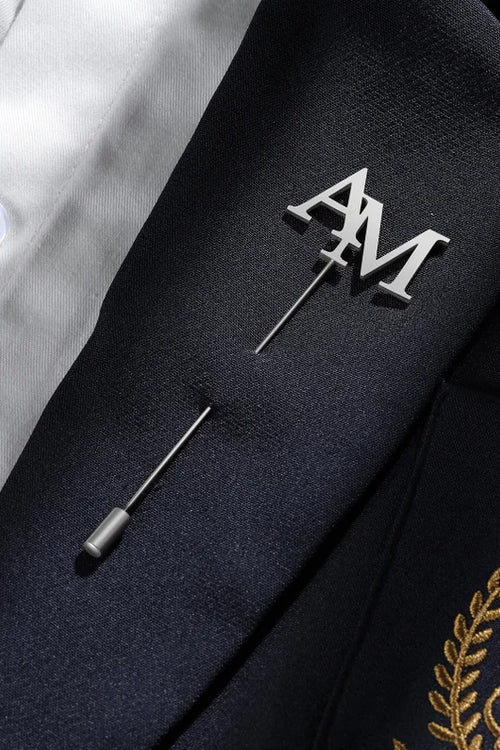Unique Custom Initial Lapel Pin