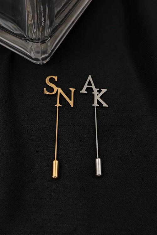 Unique Custom Initial Lapel Pin